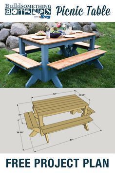 Outdoor Picnic Table Ideas