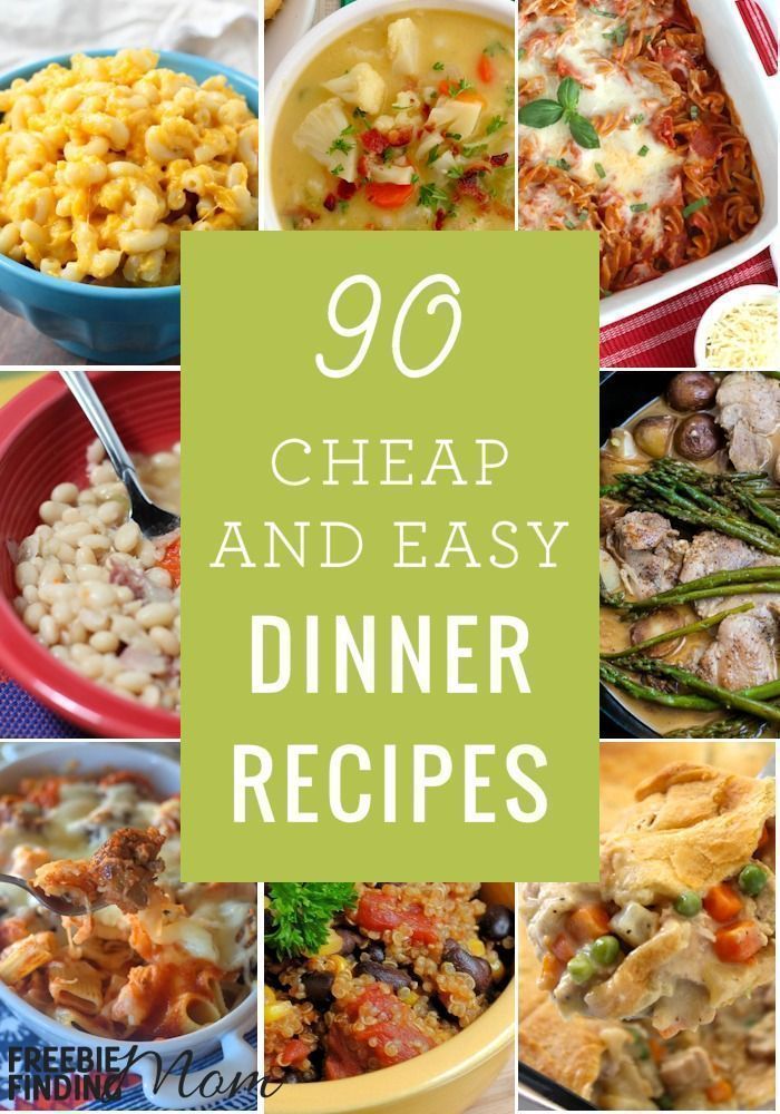 Fast And Cheap Recipes