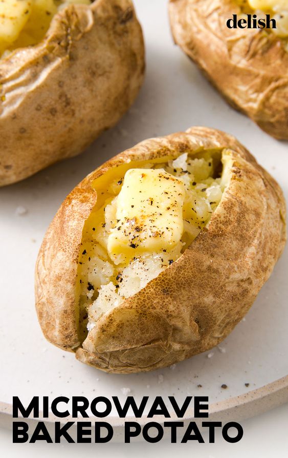 Baked Cheese Potato Recipe Microwave