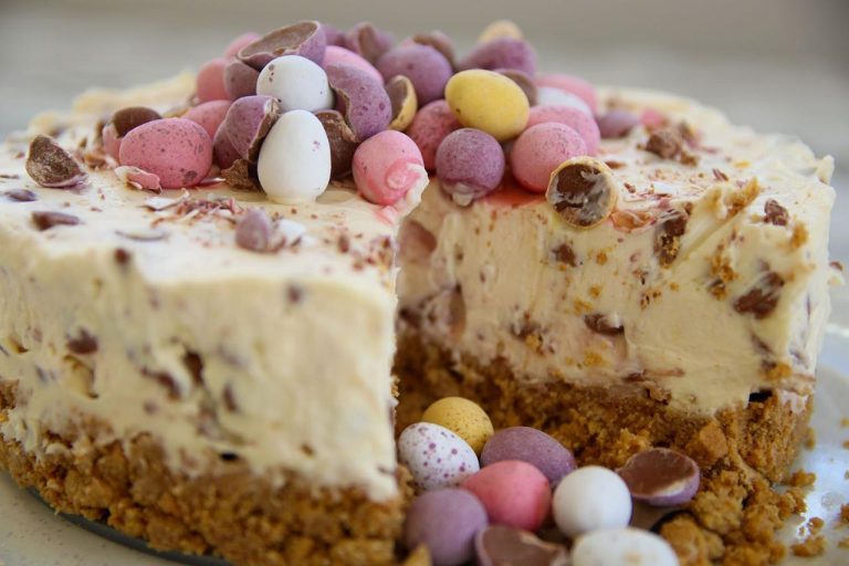 No Bake Mini Egg Cheesecake Recipe