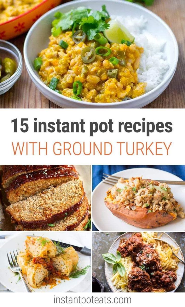 Healthy Ground Turkey Recipes Instant Pot