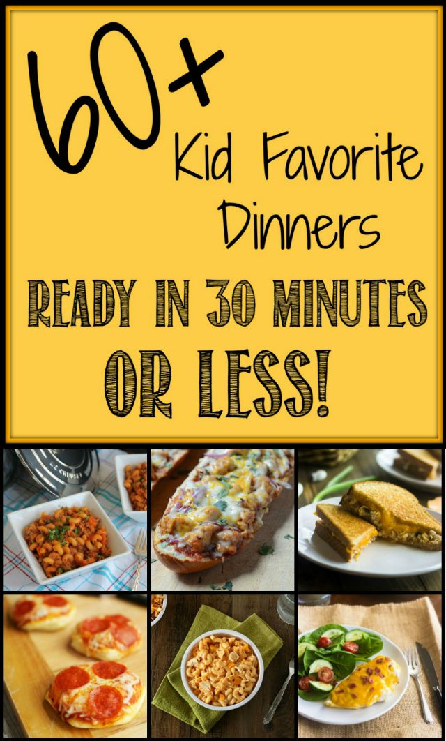 30 Minute Meals Ideas