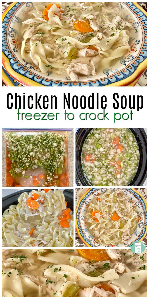 Easy Homemade Chicken Noodle Soup Crock Pot