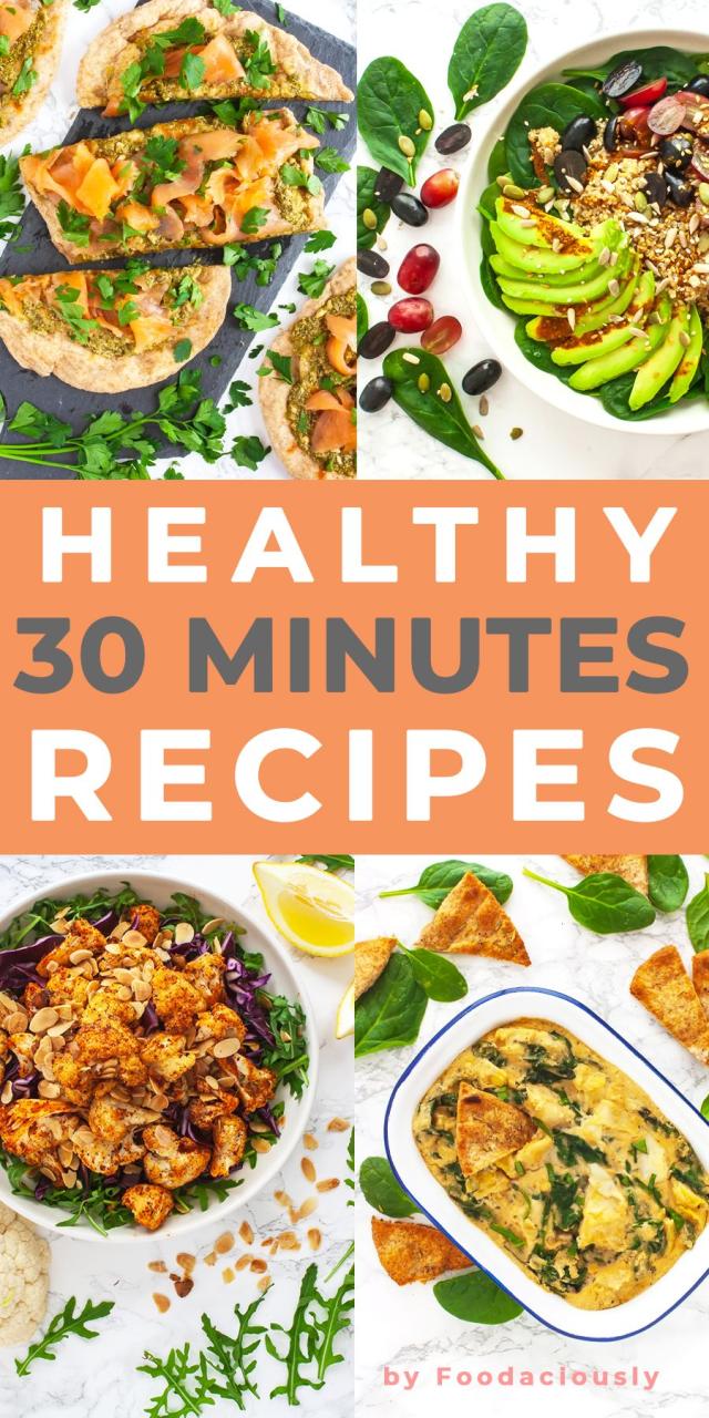 30 Minute Recipes Healthy
