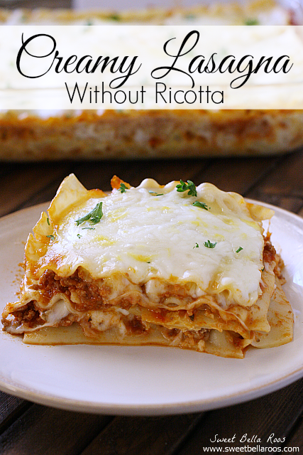 Simple Lasagna Recipe Without Ricotta Cheese