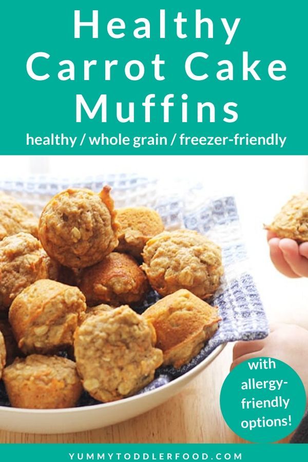 Best Healthy Carrot Cake Muffins Yummy Toddler Food