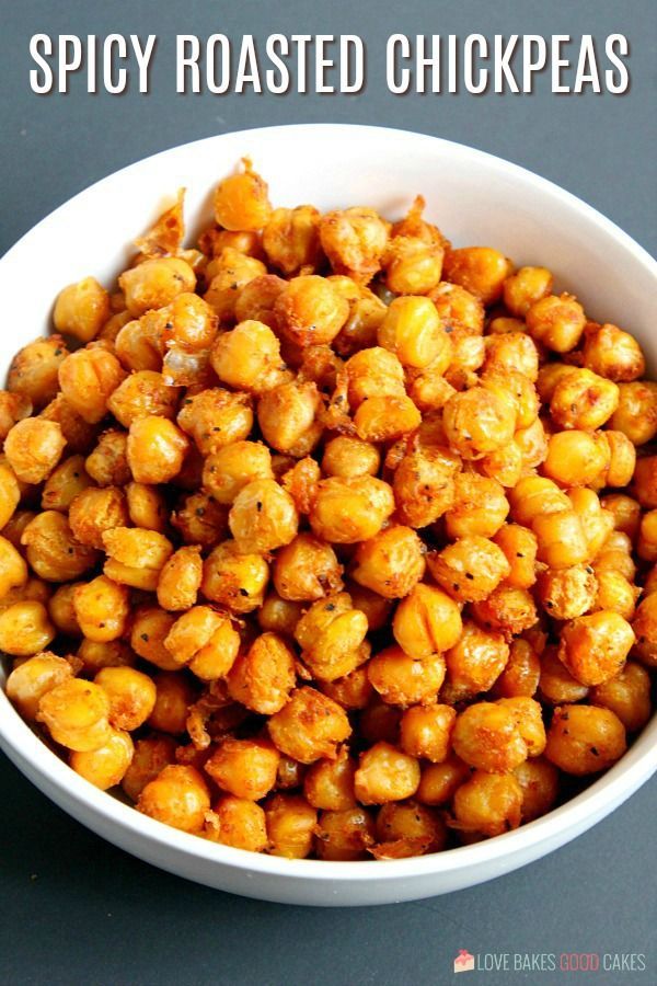 Spicy Roasted Chickpeas From Dry
