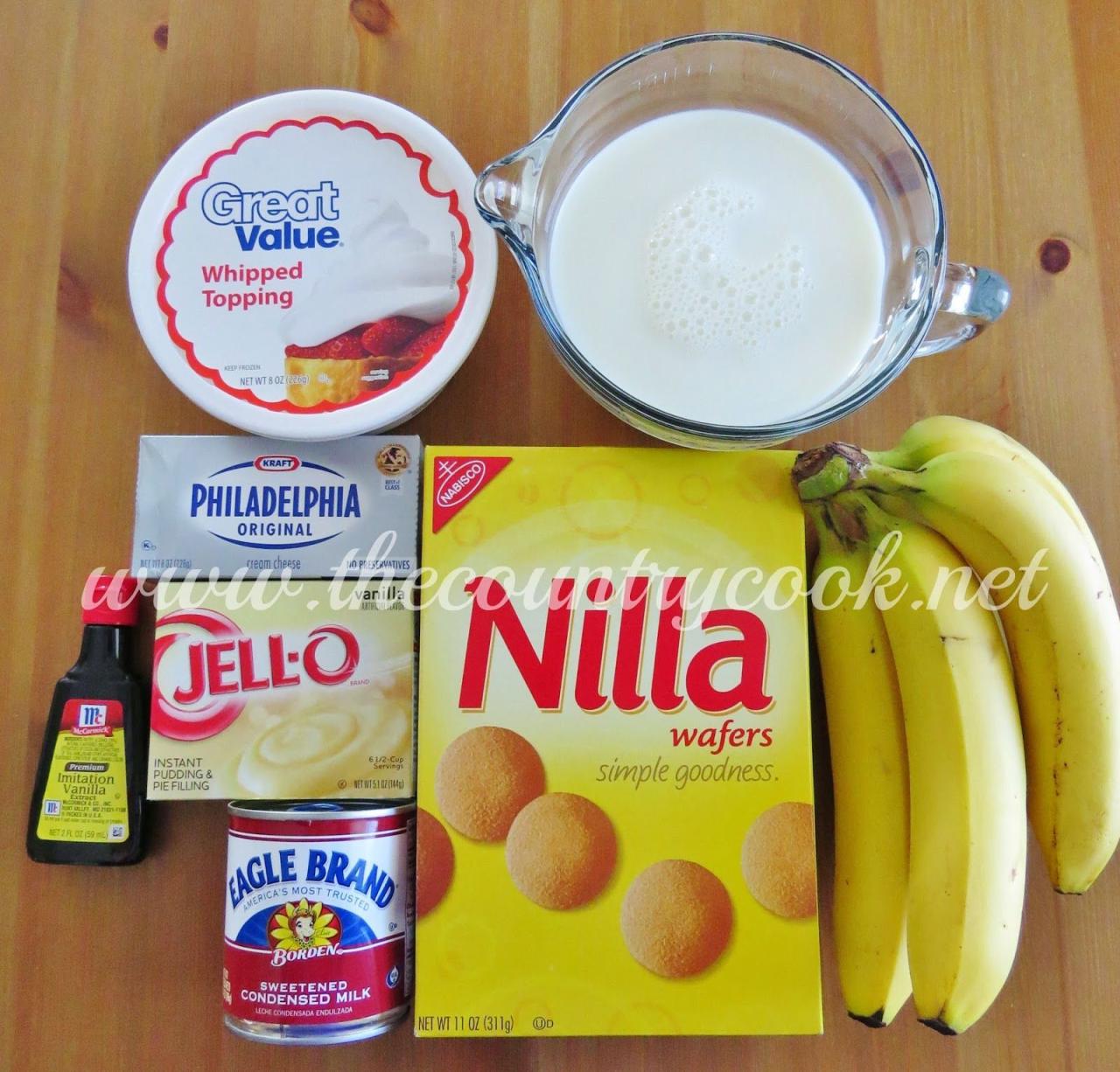 Picnic Banana Pudding Recipe
