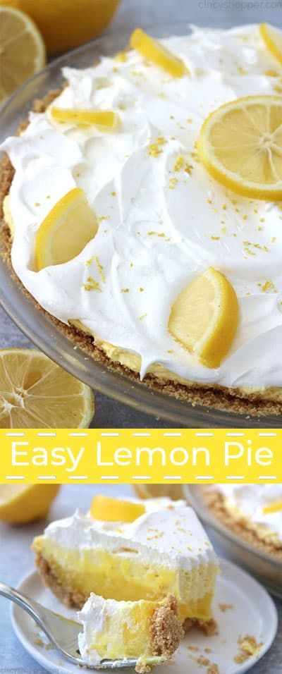 Easy Lemon Pie With Graham Cracker Crust