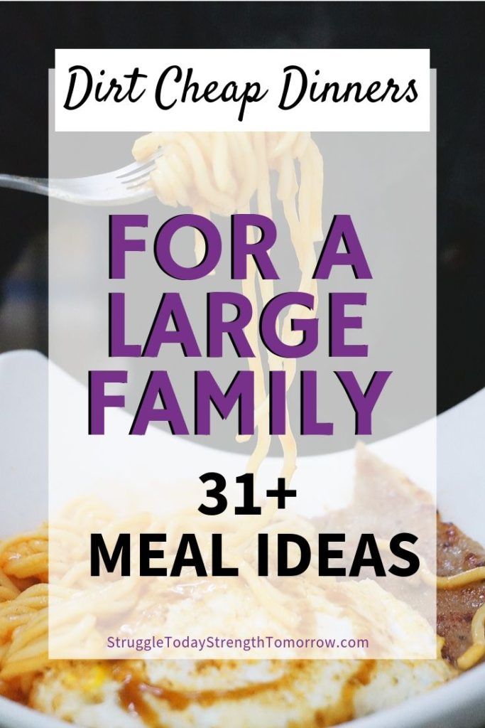 Cheapest Meals To Make For Family Of 5