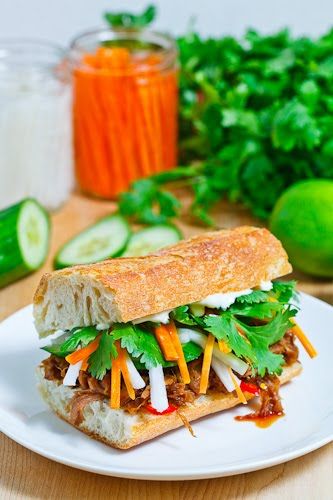 Vietnamese Bbq Pork Sandwich