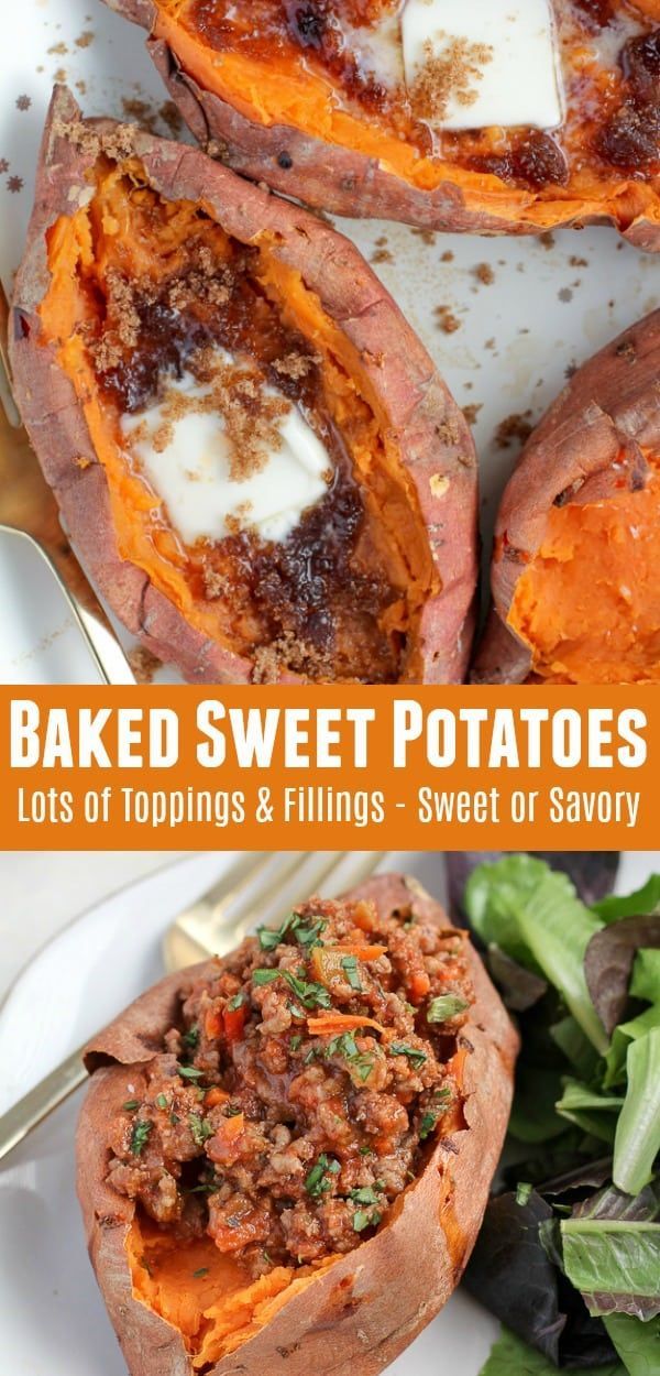 Baked Sweet Potato Filling Ideas