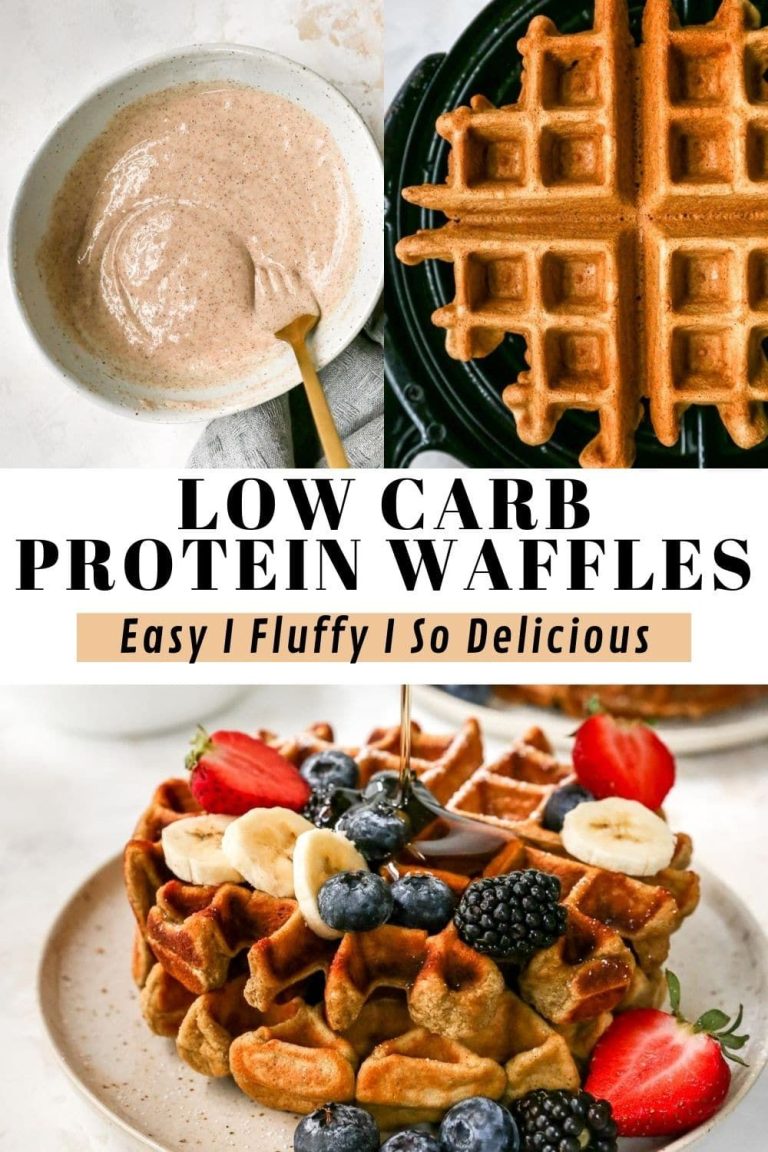 Healthy Low Carb Protein Waffle Recipe