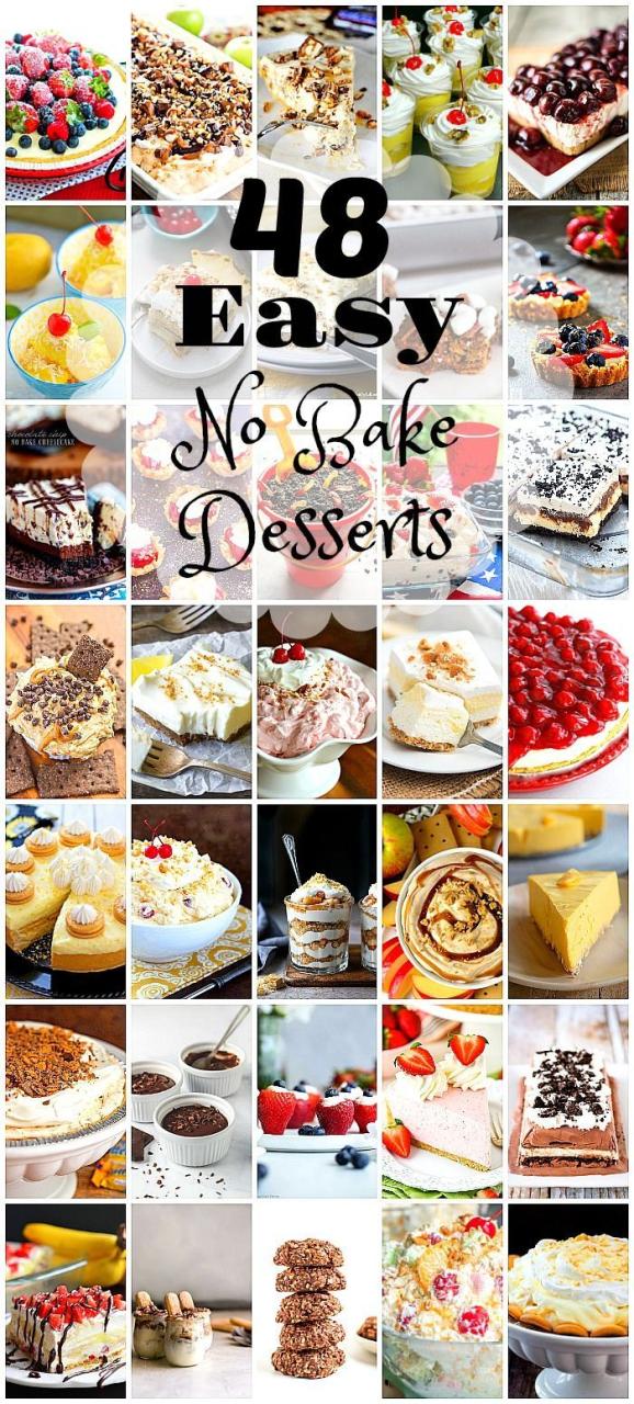 Picnic Desserts No Refrigeration