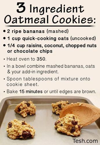 Healthy Cookie Recipes With Bananas