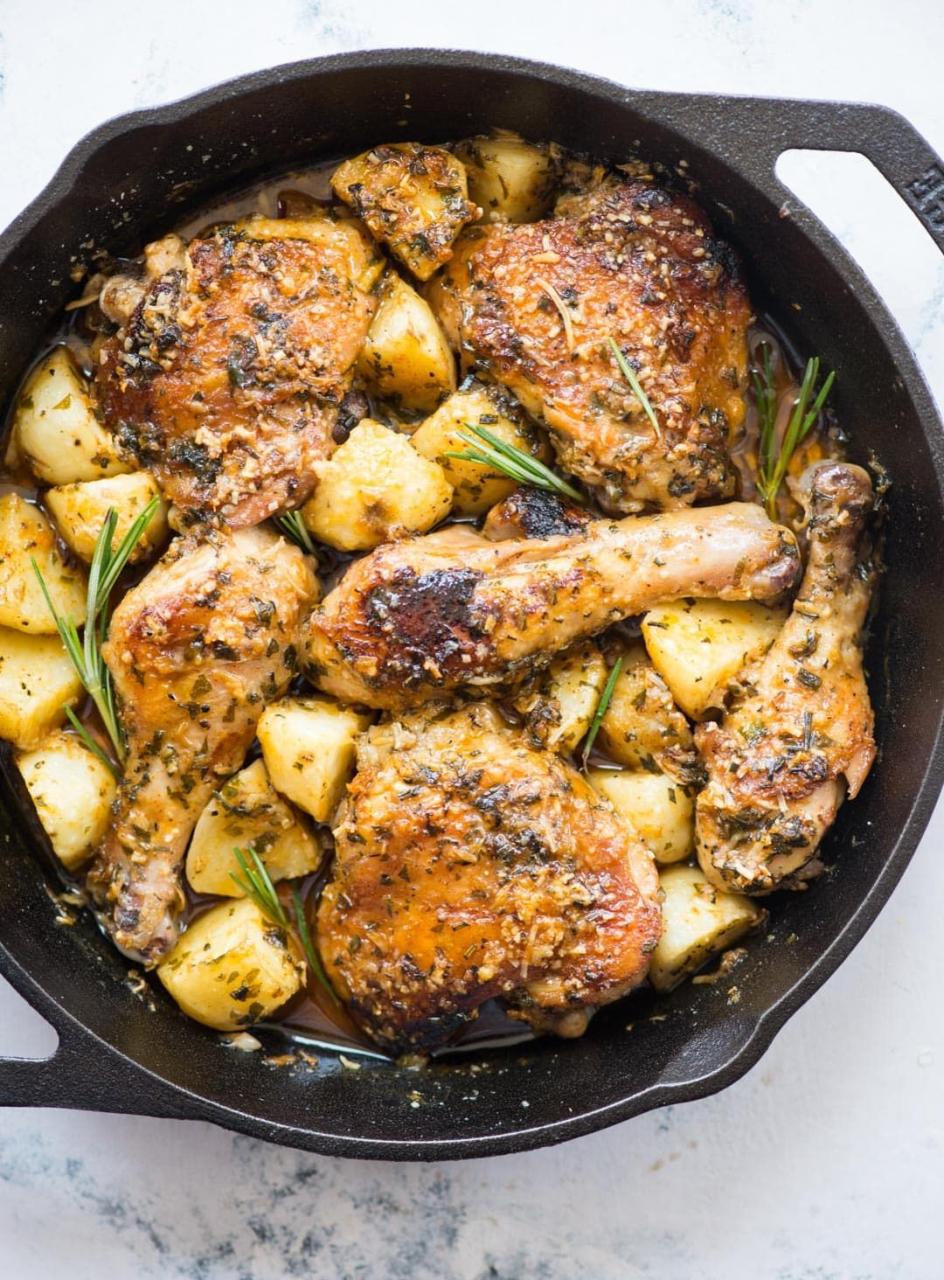 Baked Chicken And Potatoes Recipes For Dinner