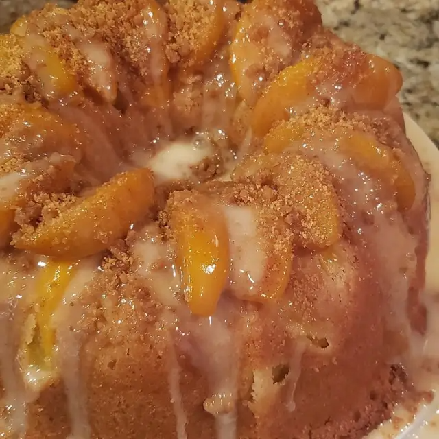 Easy Peach Cobbler With Canned Peaches And Cake Mix