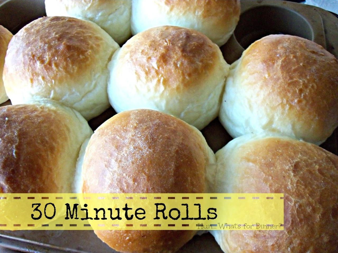 30 Minute Dinner Rolls Real Mom Kitchen