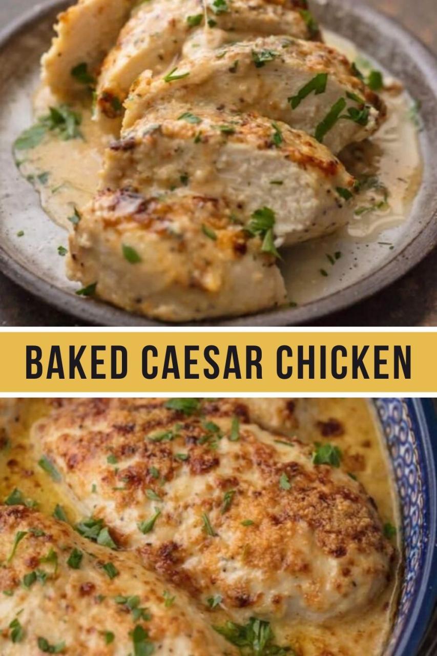 Baked Chicken Dinner Recipes Easy