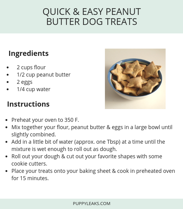 Healthy Dog Treats Recipes Peanut Butter