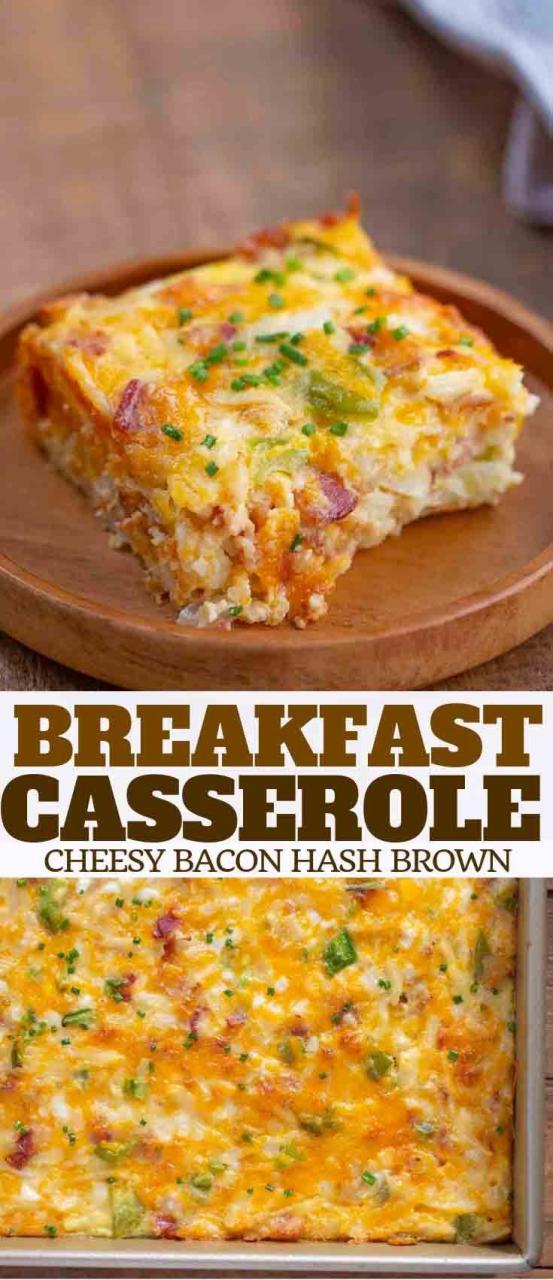 Breakfast Casserole Recipe With Bacon And Potatoes