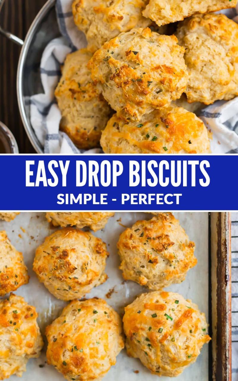 Easy Drop Biscuit Recipe No Baking Powder
