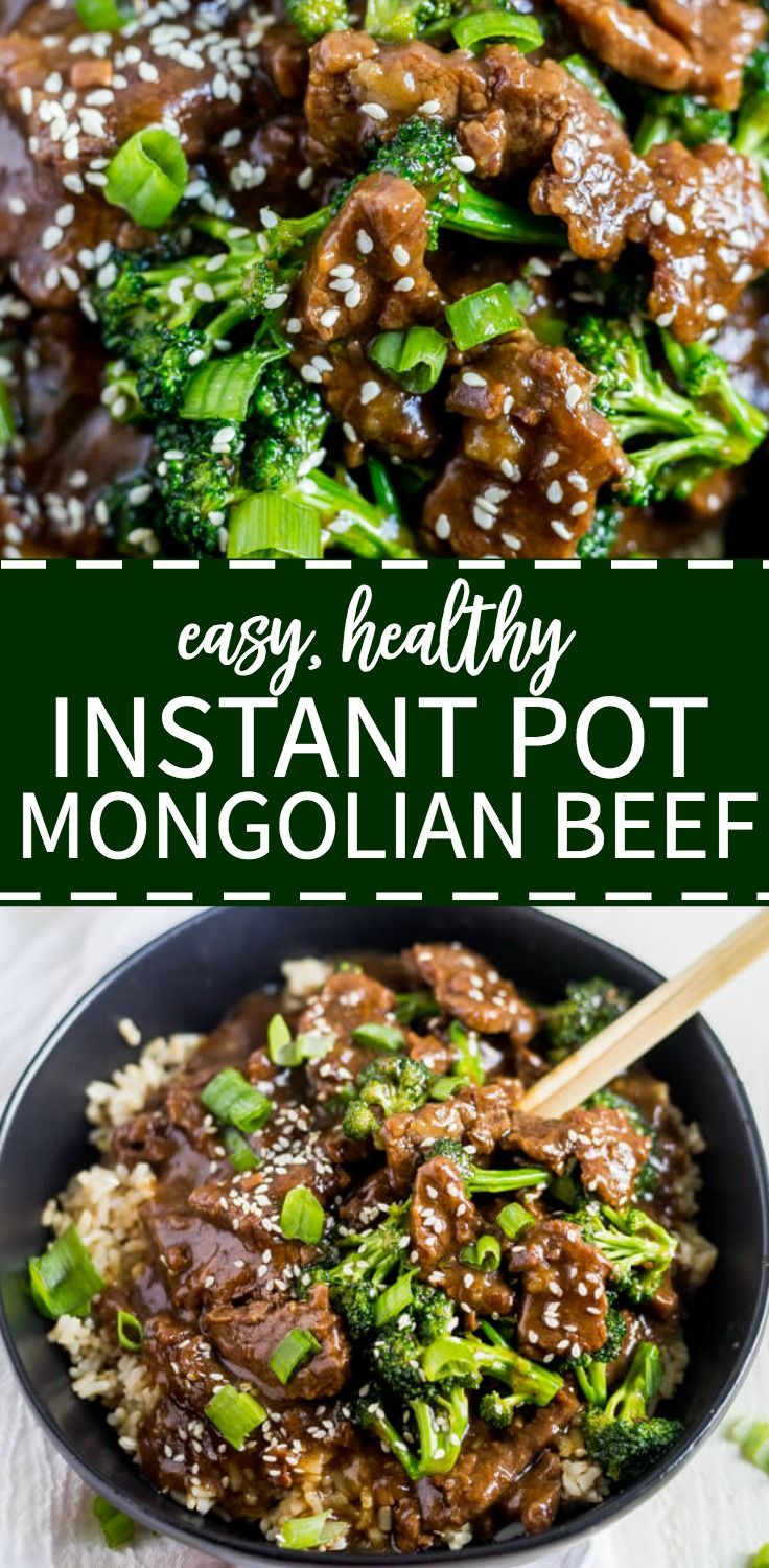 Healthy Instant Pot Recipes Mongolian Beef
