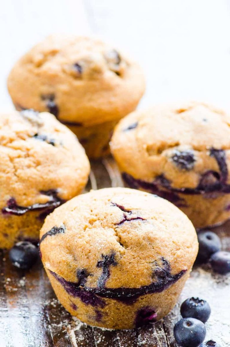 Healthy Blueberry Muffins With Applesauce