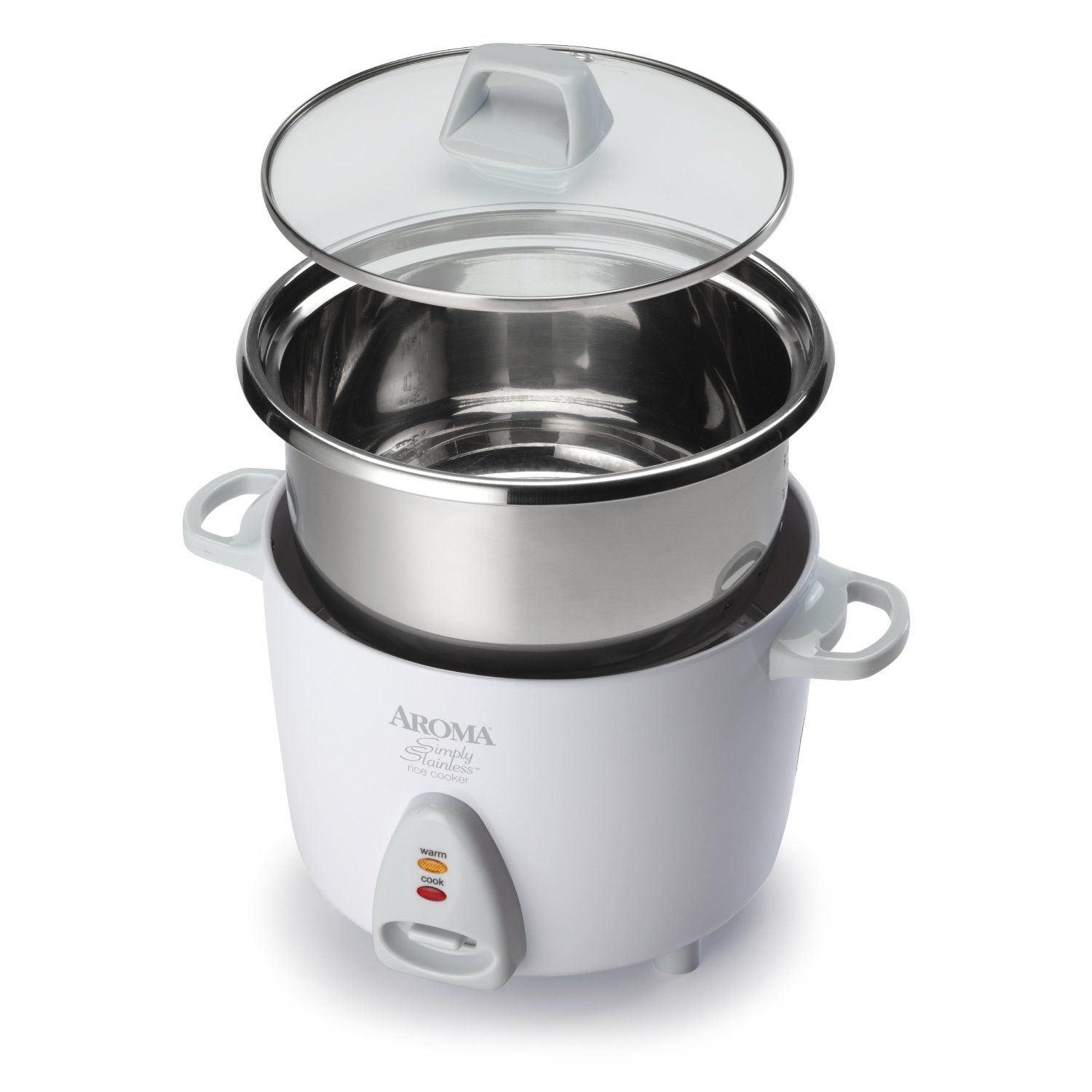 2 Cup Rice Cooker With Stainless Steel Inner Pot