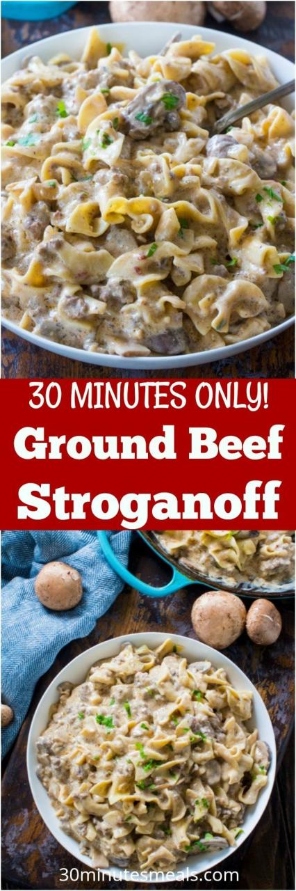 30 Minute Meals With Ground Beef