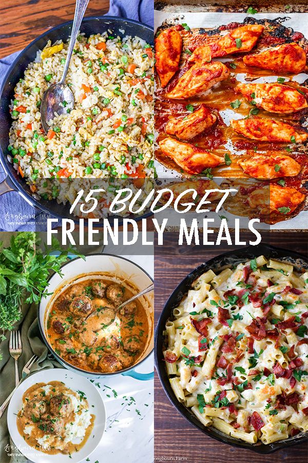 Budget Friendly Dinners