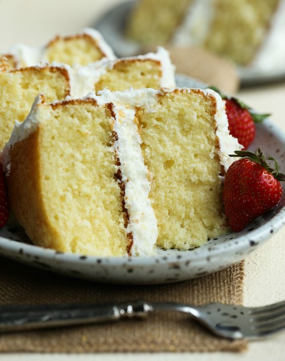 Moist Vanilla Sponge Cake Recipe With Buttermilk