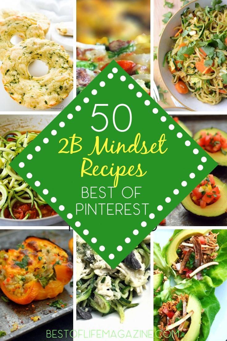 2b Mindset Recipes Pinterest