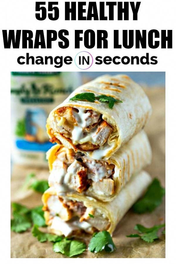 55 Healthy Wraps For Lunch