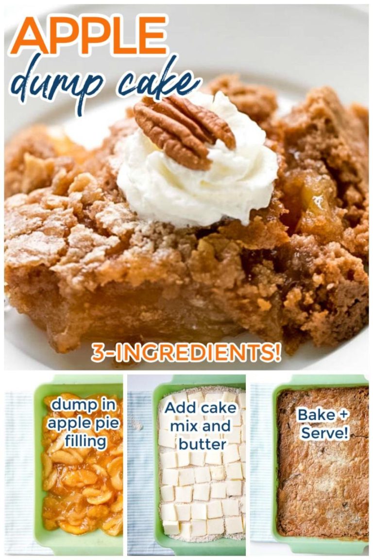 3 Ingredient Apple Pie Filling Dump Cake