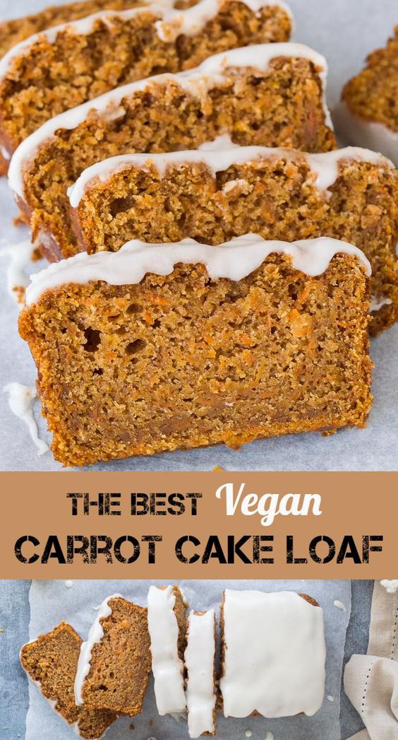 Best Vegan Carrot Cake Loaf