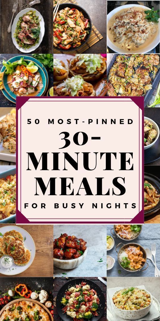 30 Minute Dinner Ideas Healthy