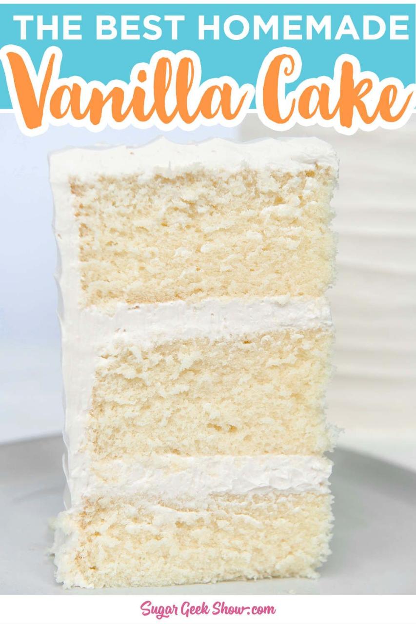 Moist Vanilla Sponge Cake Recipe With Oil