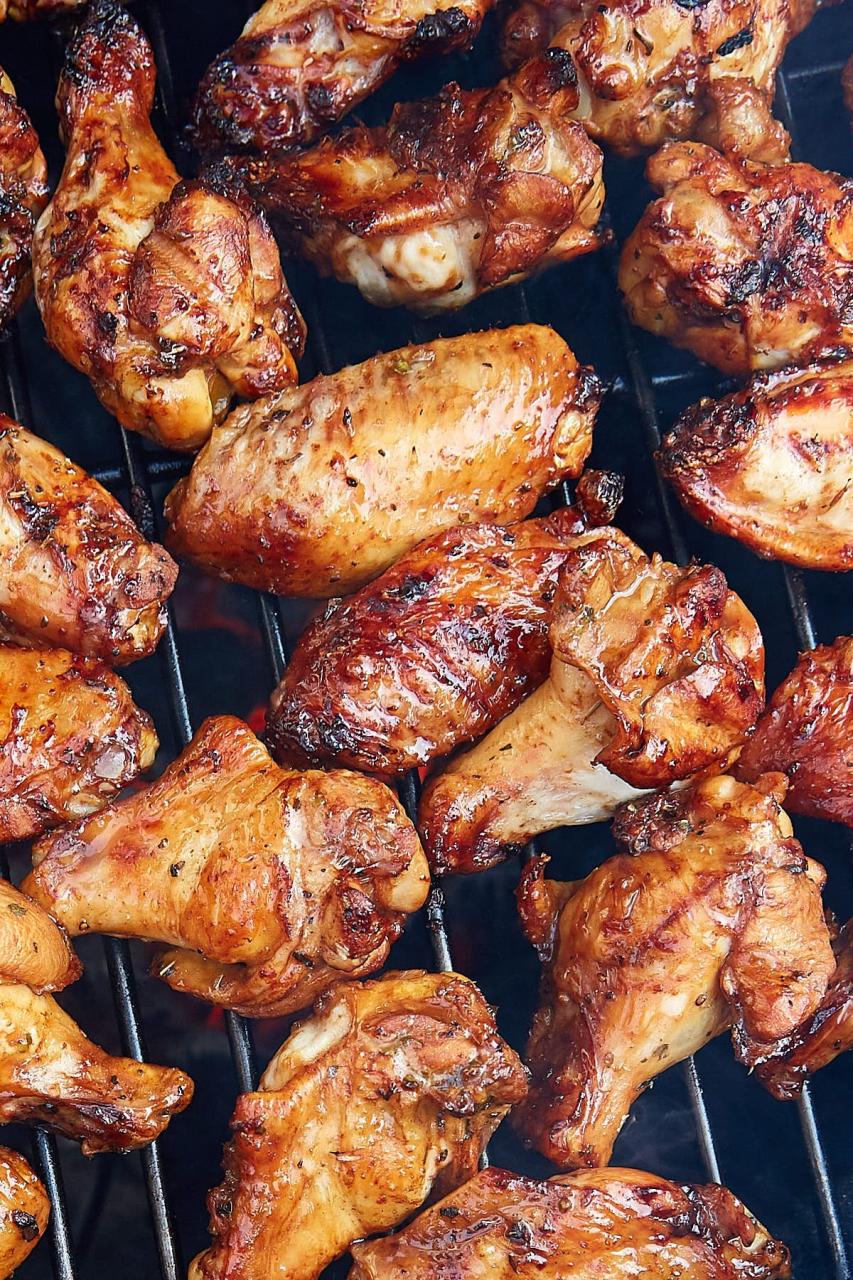 Bbq Chicken Wings On Grill Recipe