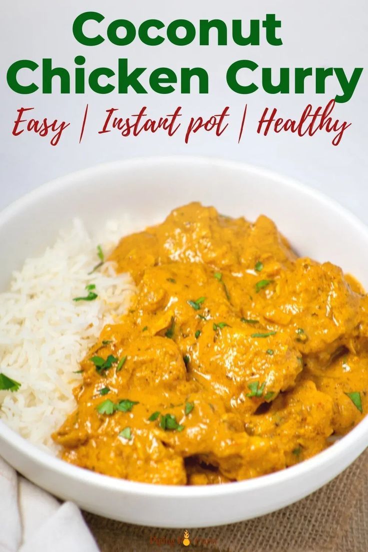 Easy Chicken Curry Recipe Instant Pot