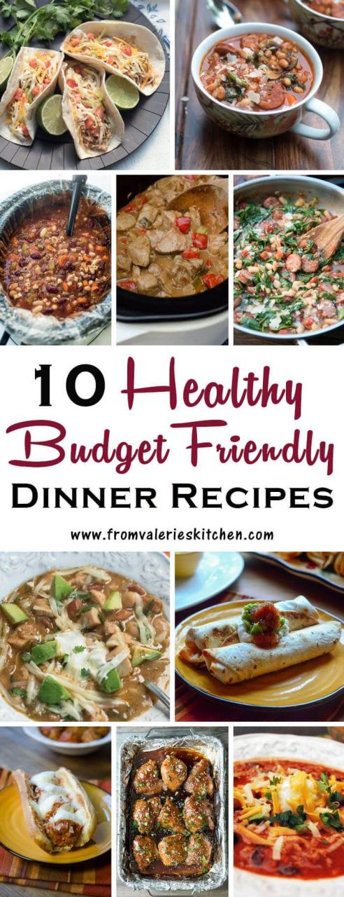 Healthy Dinner Recipes On A Budget