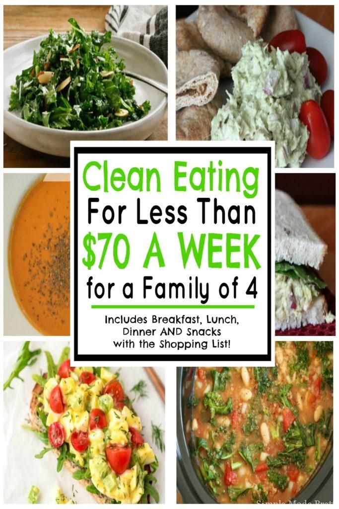 Healthy Budget Friendly Meals For A Week
