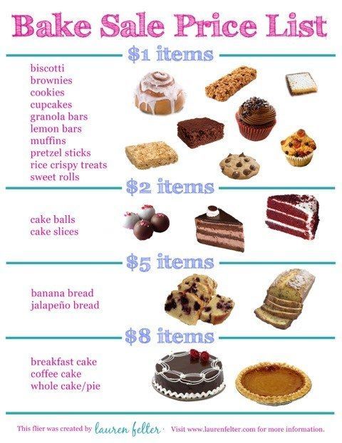 Bake Sale Recipes