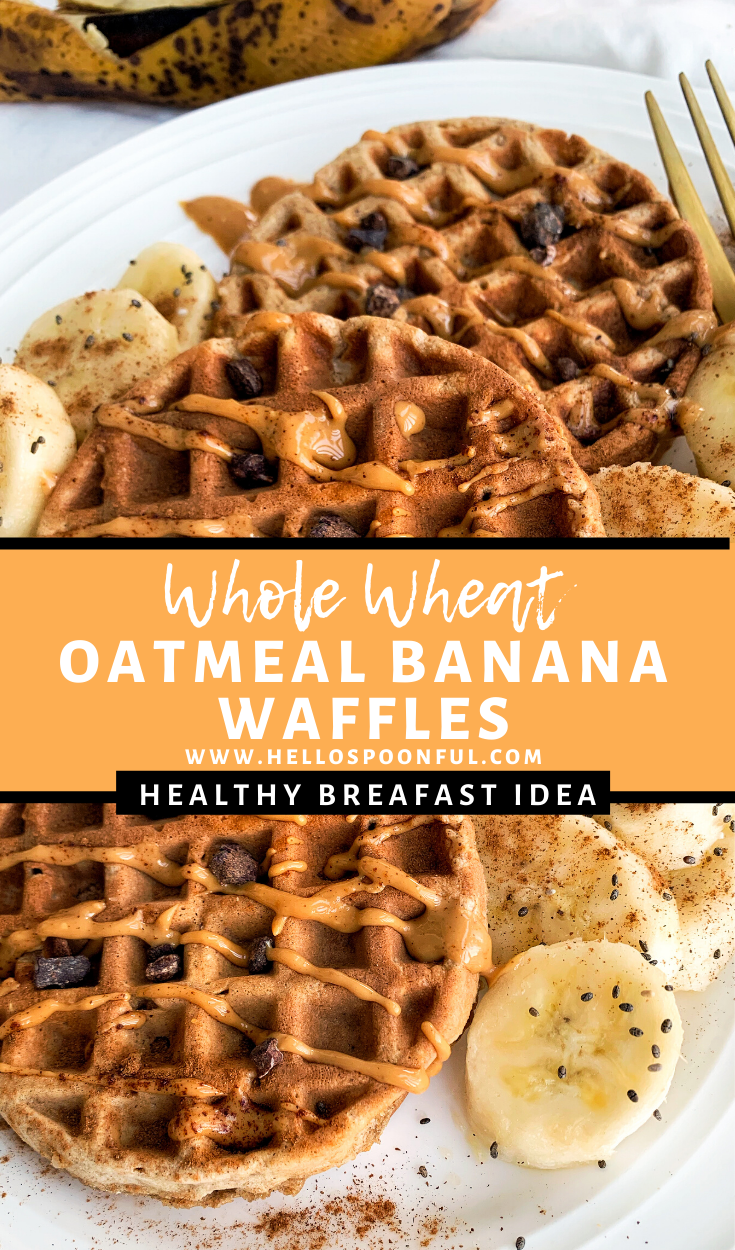 Healthy Waffle Recipe Oatmeal Banana