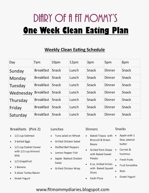 14-day Clean Eating Meal Plan Pdf