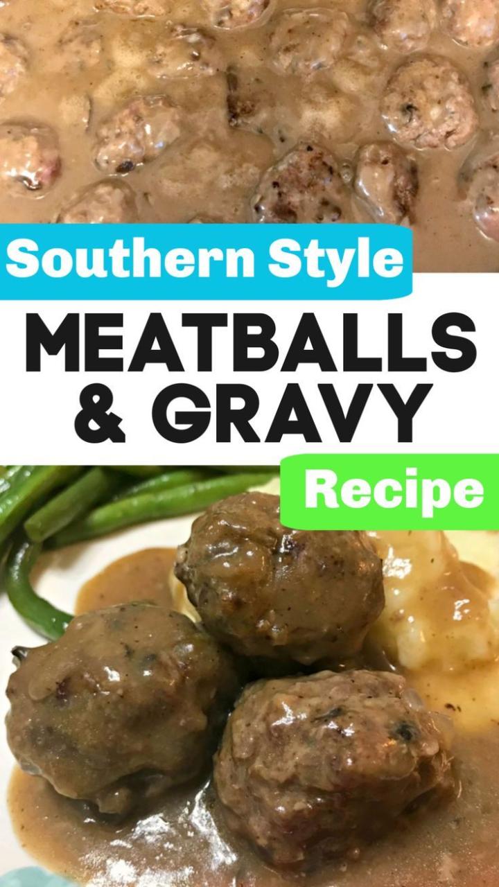 Simple Meatballs And Gravy