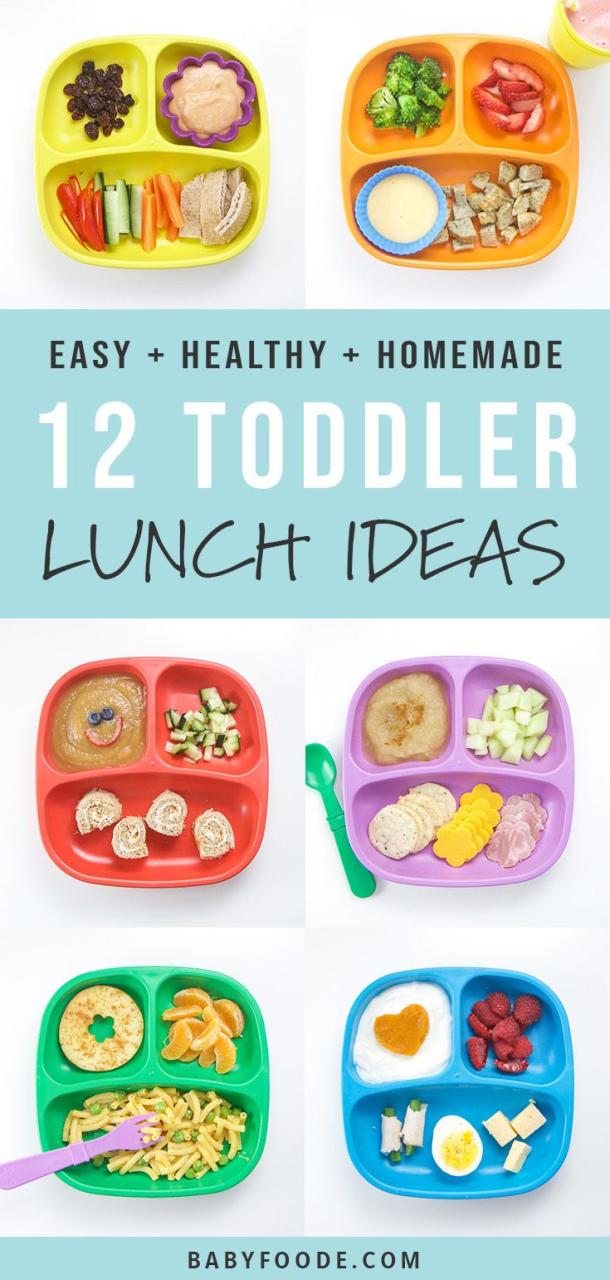 Quick And Easy Lunch Ideas For Toddlers