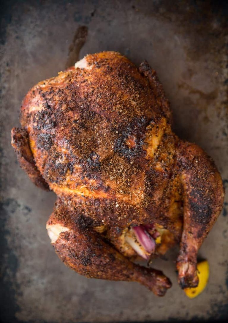 Whole Chicken On Pellet Grill