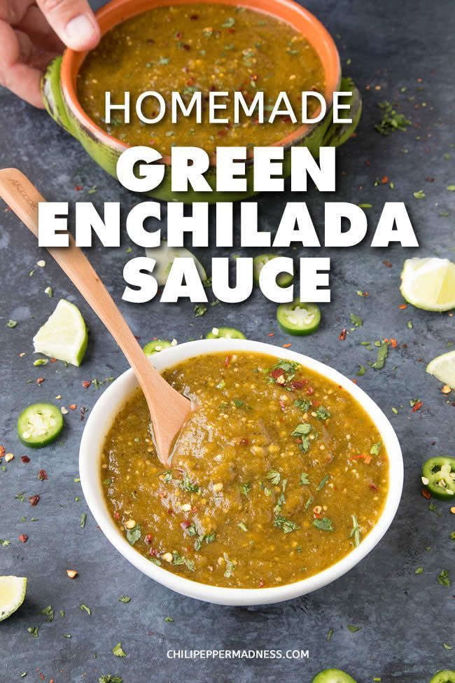 Homemade Enchilada Sauce Recipe Green