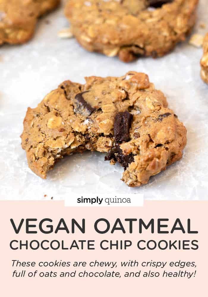 Vegan Oatmeal Chocolate Chip Cookies Healthy